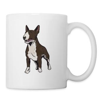 Bull terrier saying dog owner bull terrier - Mug - white - Right