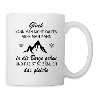 Montagne Montagne Montagne Randonnée Randonnées De la montagne Cadeau - Mug blanc - blanc - Droite