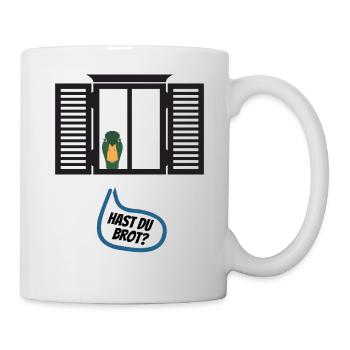 Hast du Brot? - Tasse - Weiß - Rechts