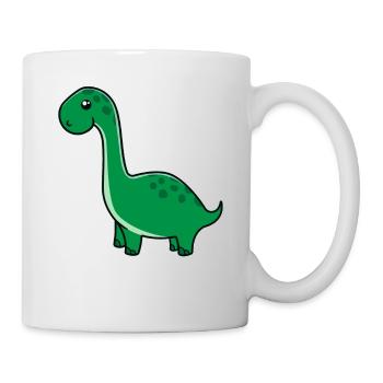 Petit dinosaure mignon pour les amoureux des animaux - Mug blanc - blanc - Droite