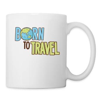 Born To Travel World Traveler Traveler Adventure - Mug - white - Right