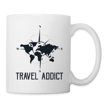 World Travel Addict Travelers Travelers Thematic - Mug - white - Right