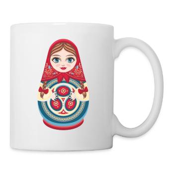 Russie poupée russe russe russe poupées russes - Mug blanc - blanc - Droite