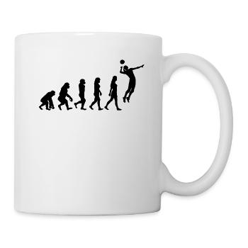 Volleyball Evolution Damen Damenvolleyball - Tasse - Weiß - Rechts