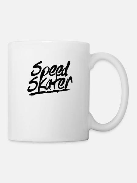 Speed Skater Skaten Eisschnelllauf Skating - Tasse - Weiß