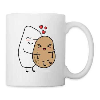 Marzipan hugs potato gift idea - Mug - white - Right