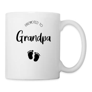 Promoted to grandpa | you will be grandpa - Mug - white - Right