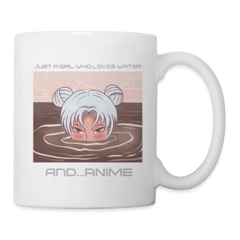 Anime Just a Girl who loves Anime - Tasse - Weiß - Rechts