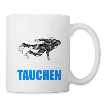 Plonger, il ne fait rien, il veut juste plonger - Mug blanc - blanc - Droite