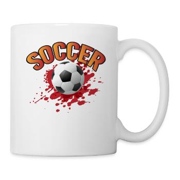 Football colorful - Mug - white - Right