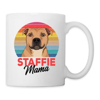 Staffordshire Bull Terrier - Mug blanc - blanc - Droite