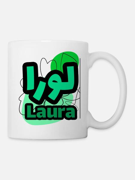 Laura #calligraphie - Mugg - vit