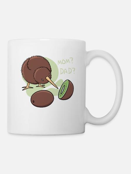 süßer Baby Kiwi - Tasse - Weiß
