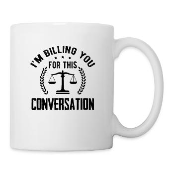 Dictons de juristes - Mug blanc - blanc - Droite