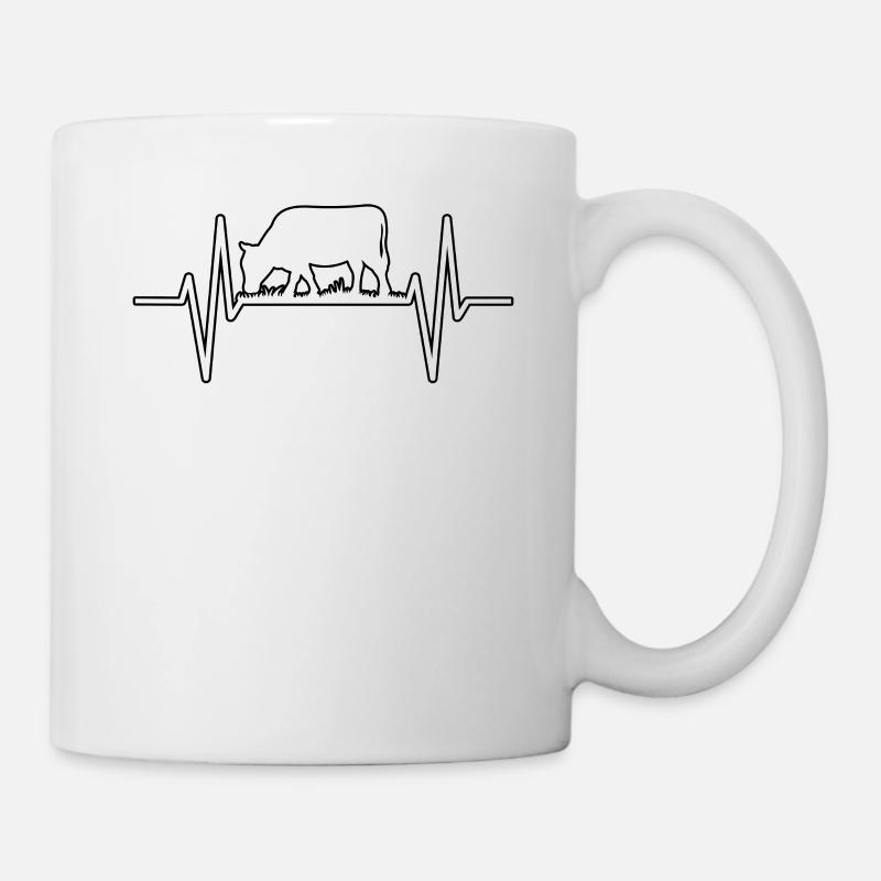 Agriculteurs Agriculture Vaches Vache - Mug blanc - blanc