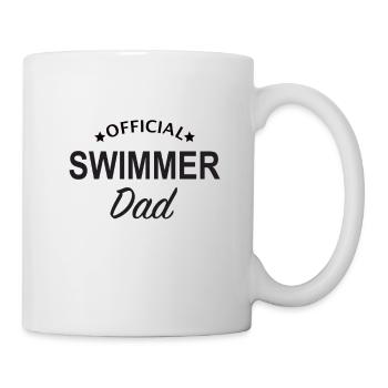 Swimmer dad - Mug - white - Right