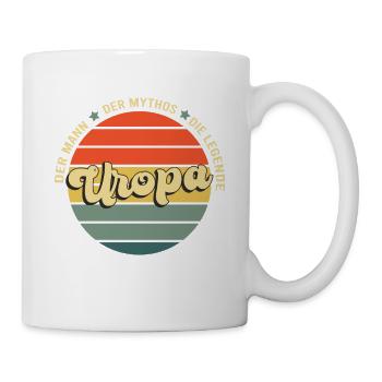 Uropa ist der Beste Geschenk Idee - Tasse - Weiß - Rechts