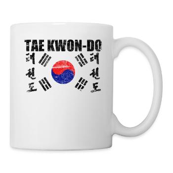 Tae Kwon-Do TaeKwonDo Martial Arts korean flag - Mug - white - Right