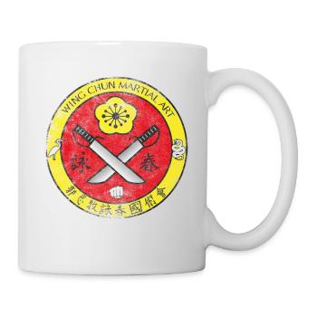 Wing Chun Tsun Martial Art Sword GYM Train Kung Fu - Mug - white - Right