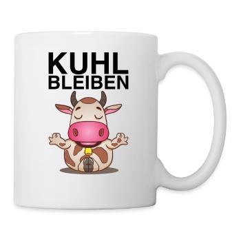 Lustige Kuh Sprüche Landwirtschaft Geschenk - Tasse - Weiß - Rechts