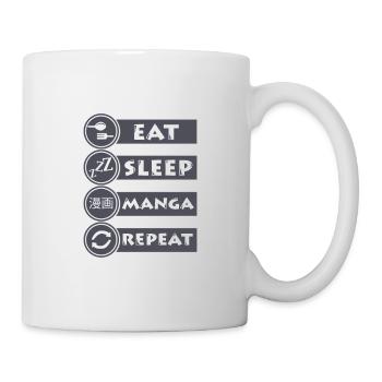 Manga Geschenkidee - Tasse - Weiß - Rechts