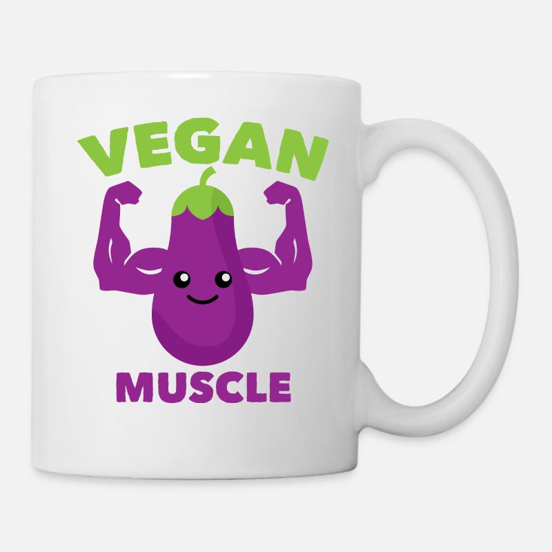 Vegan muscles - Mug - white