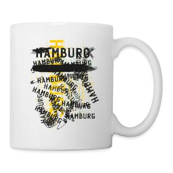 Hamburg-Shirt - Mug blanc - blanc - Droite