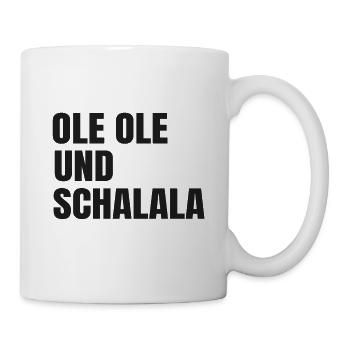 Fußball - Tasse - Weiß - Rechts