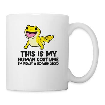 Leopard Gecko Costume I'm Really A Leopard Gecko - Tasse - Weiß - Rechts