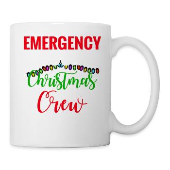 Emergency Room Christmas Crew ER Nurse Xmas - Mug blanc - blanc - Droite
