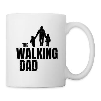The Walking Dad Drôle Dire Papa Enfants Père - Mug blanc - blanc - Droite