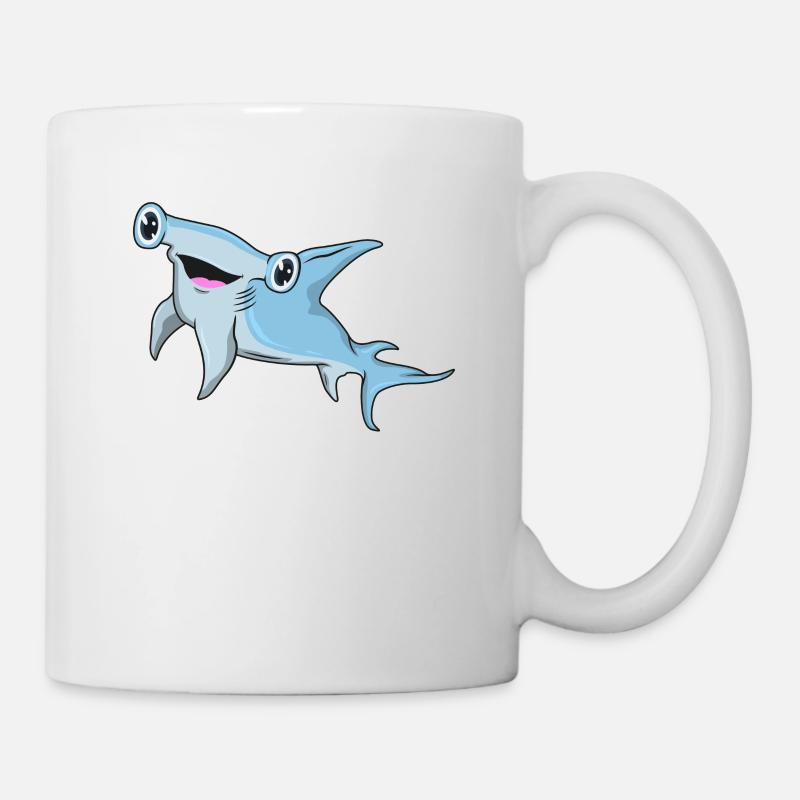 Requin-marteau - Mug blanc - blanc