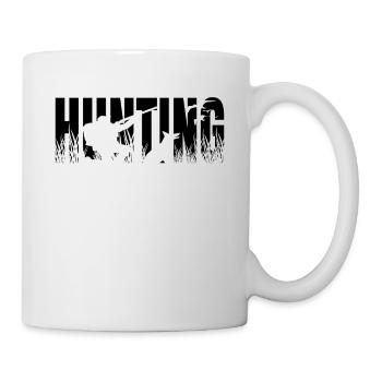 Chasser je chasseur - Mug blanc - blanc - Droite