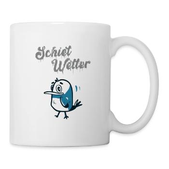 Scietwetter, Regen - Tasse - Weiß - Rechts