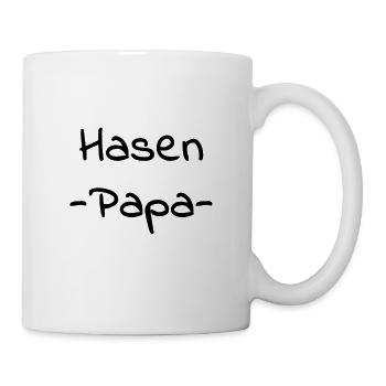 Rabbits dad - Mug - white - Right