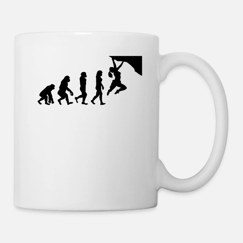 Climber Bouldering Femmes Escalade Evolution - Mug blanc - blanc