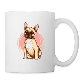 Bulldog français - Mug blanc - blanc - Droite