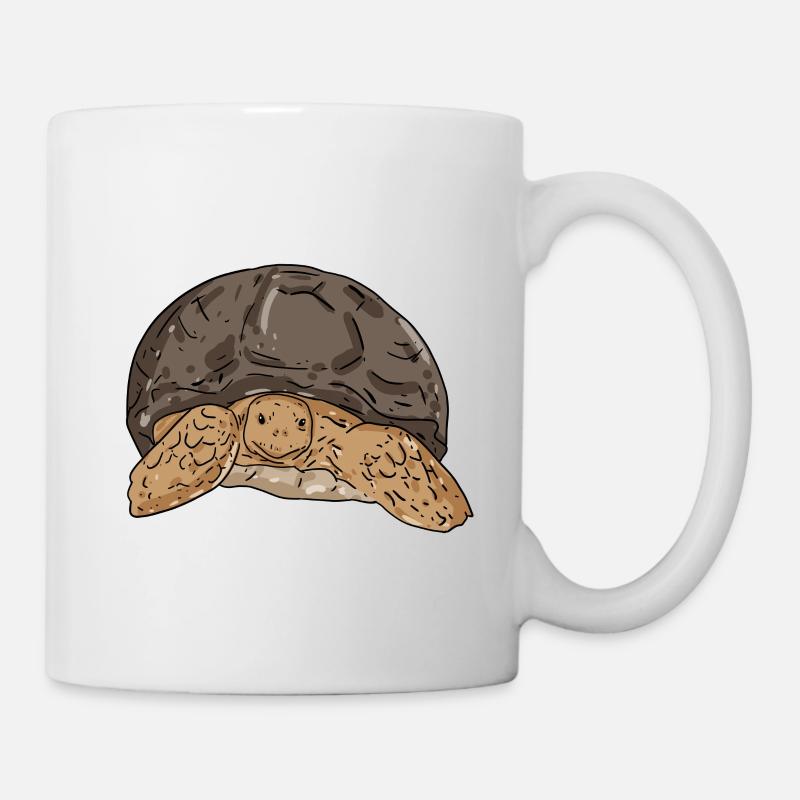 Schildkröte - Tasse - Weiß