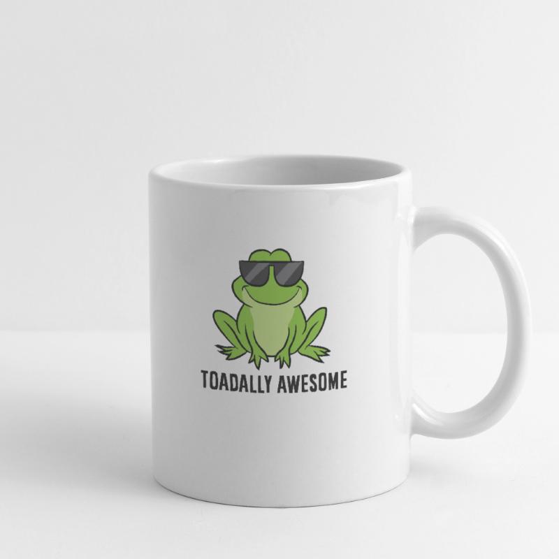 Cute Frog Lover Gift Toadally Awesome Funny Toad Mug