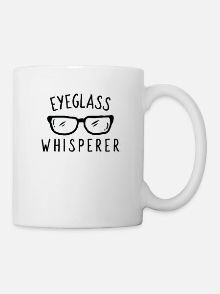 Optiker Sprüche Augenoptiker Augenoptik - Tasse - Weiß