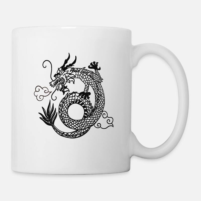 Dragon chinois - Mug blanc - blanc