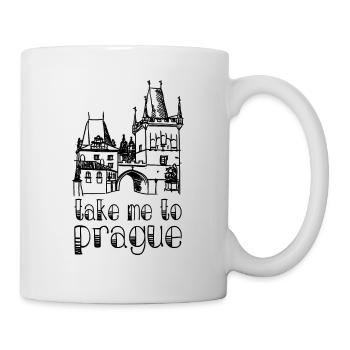 Emmène-moi à Prague - Mug blanc - blanc - Droite