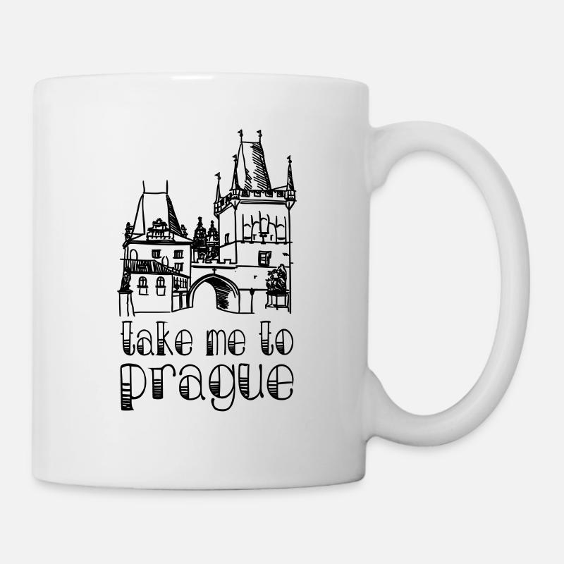 Take me to Prag - Tasse - Weiß