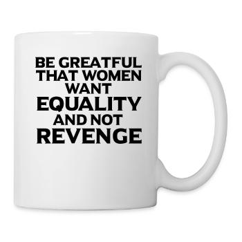 Cadeau féministe féministe féministe - Mug blanc - blanc - Droite