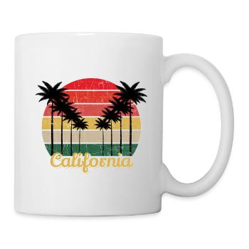 Beach Lover - Retro California - Summer Grunge - Mug - white - Right