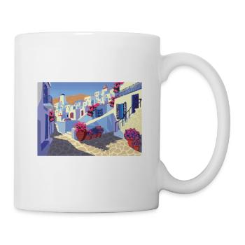 Griechenland - Tasse - Weiß - Rechts