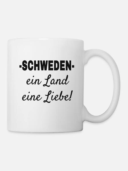 Schweden - Tasse - Weiß