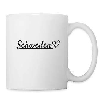 Schweden - Tasse - Weiß - Rechts