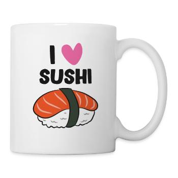 I Love Sushi Kawaii Sushi Japanese Sushi - Mug - white - Right