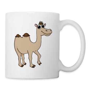 Niedliches Kamel - Tasse - Weiß - Rechts